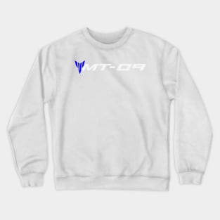 MT09 with Shield White Crewneck Sweatshirt